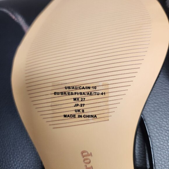 Brand New The Drop Womens Avery Square Toe Tortoise Shell Heel Size 10 - Picture 6 of 8